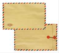Amplop Coklat Garis 30x40 Tali