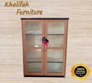 LEMARI HPL PINTU KACA 04