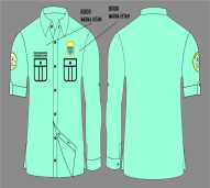 BAJU KEMEJA PDL +  BORDIR