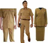 Baju PDH Coklat