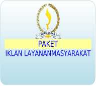 PAKET IKLAN LAYANAN MASYARAKAT