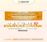 CETAK SPANDUK/BANNER/BALIHO 400 CM x 110 CM