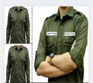 KEMEJA PDH CUSTOM BORDIR