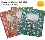 Buku Tulis Agenda, Kwarto 16,5x21 cm/100 Lembar