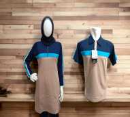 Stelan Baju Olahraga Biru