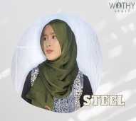 Pashmina Silk Malay-Steel